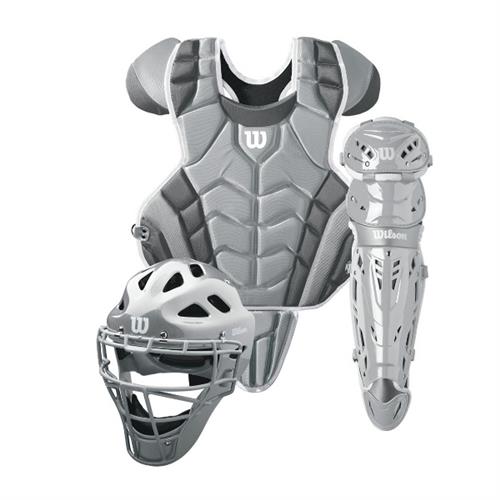 Wilson C1K Catchers Gear Kit SW INT Silver/White