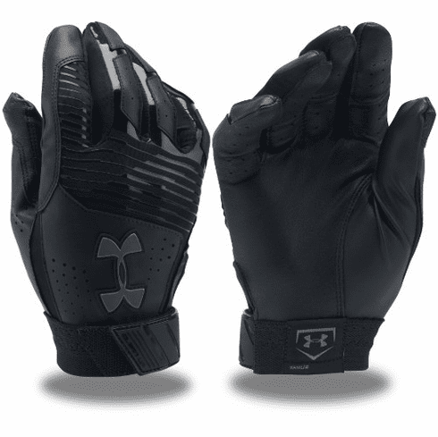 Under Armour – Clean up Youth batting glove’s – Black