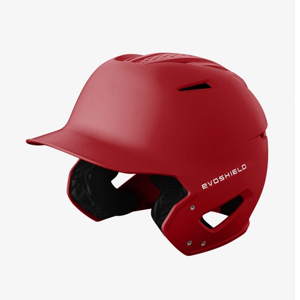 Evoshield – batting helmet matte, Scarlet (Red)