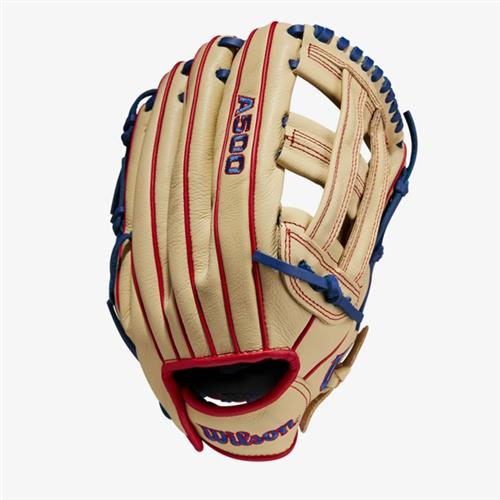 Wilson – A500 12 23 Blonde/Red/Royal